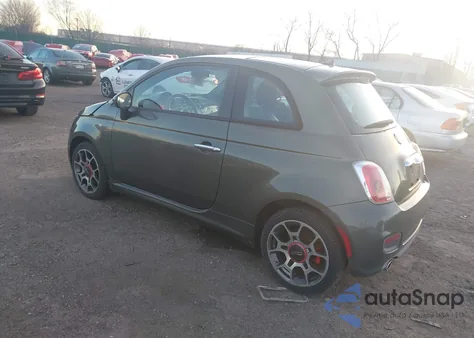 2013 Fiat 500 Sport from USA, damaged, VIN 3C3CFFBR4DT741842